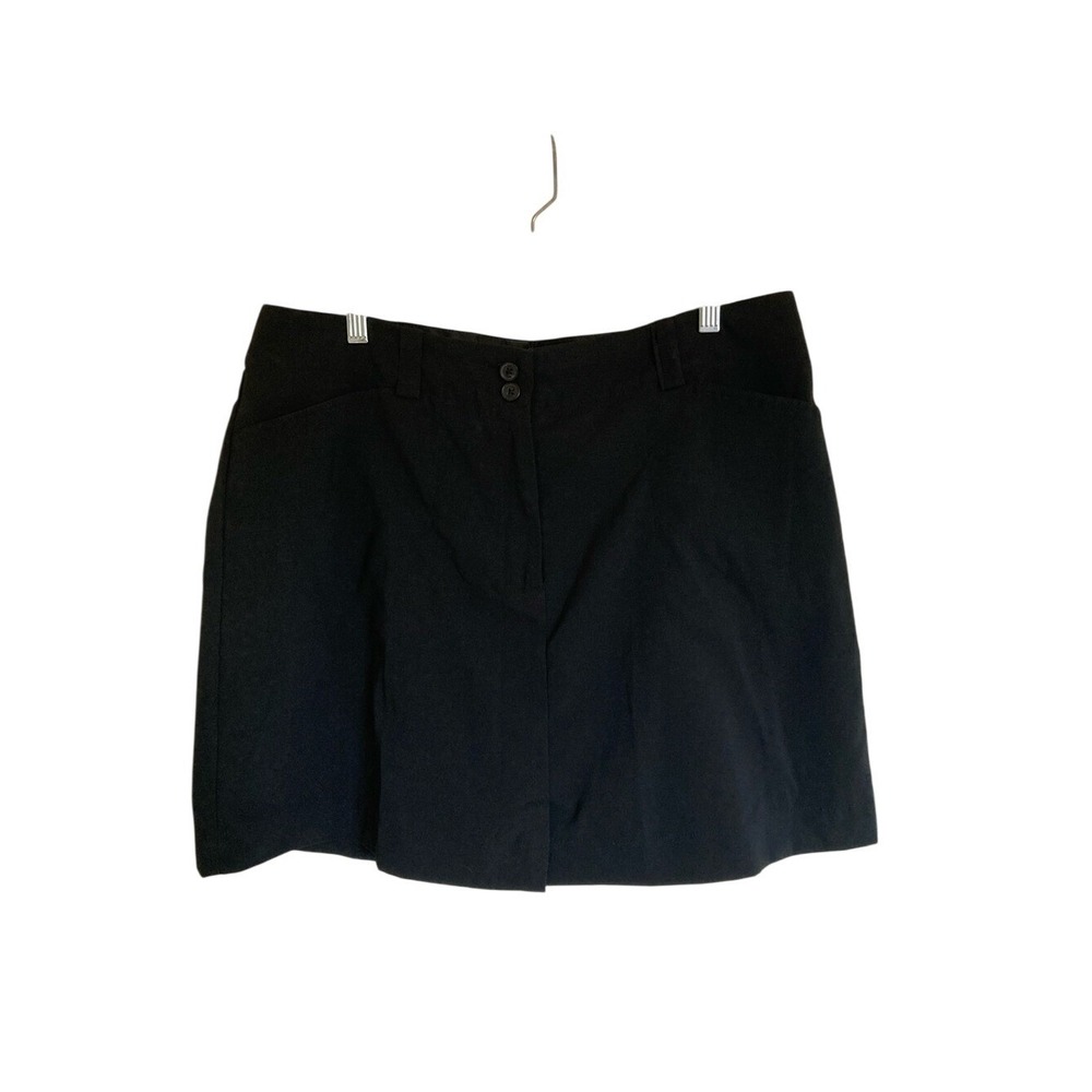 Nike Golf Dri-FIT Women's Skort Size 14 Black Tour Performance Athletic Outdoors